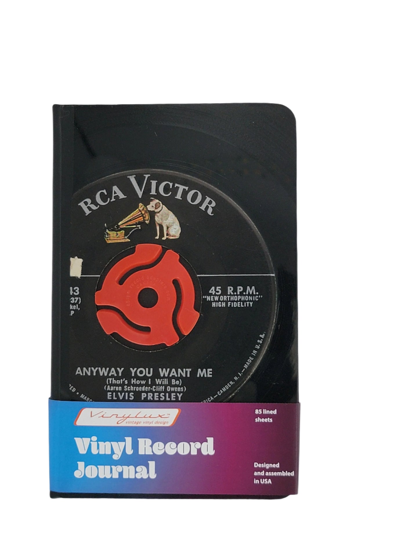 Small 45RPM Vinyl Record Journal
