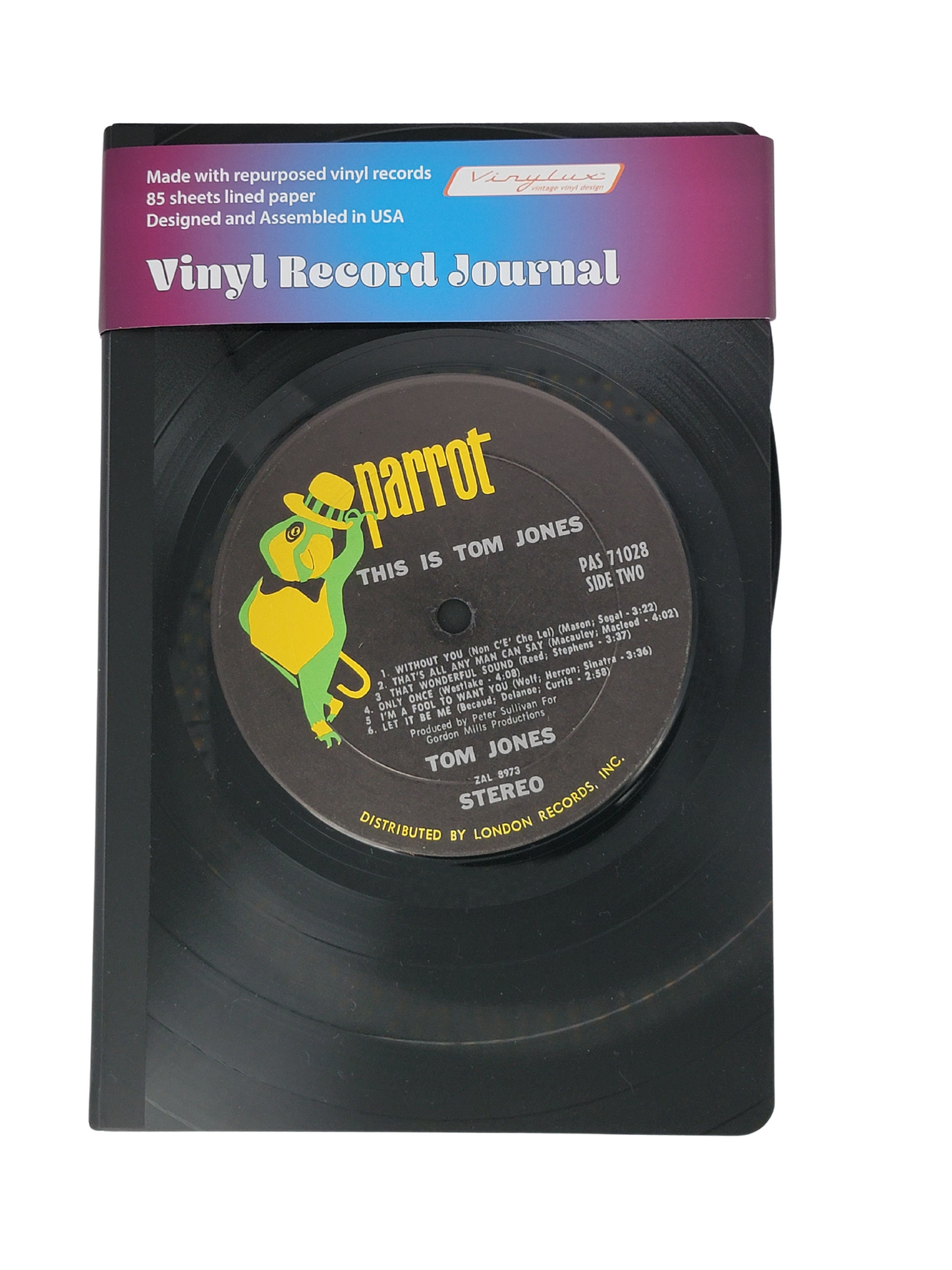 Large Lp Vinyl Record Journal