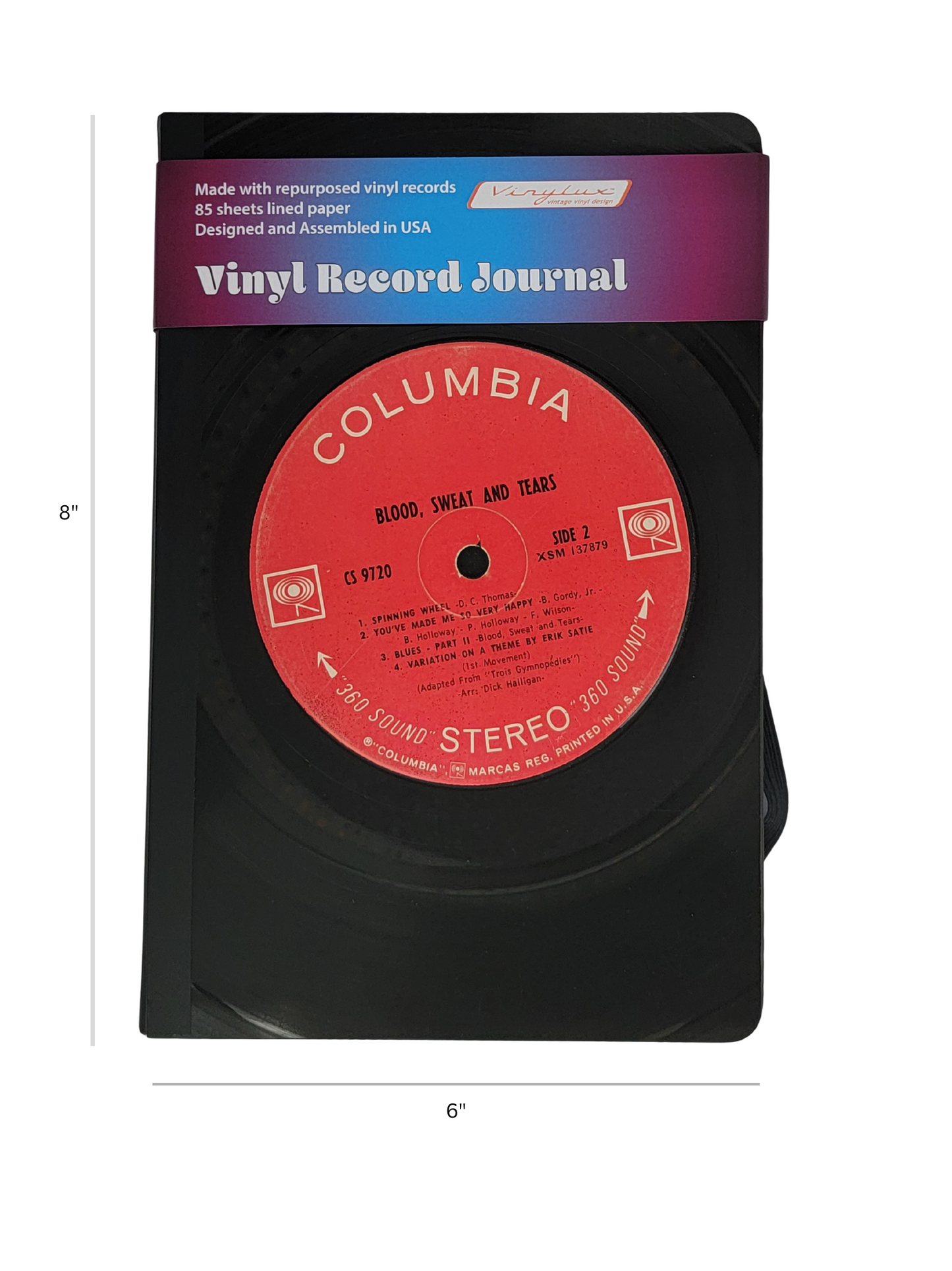 Large Lp Vinyl Record Journal