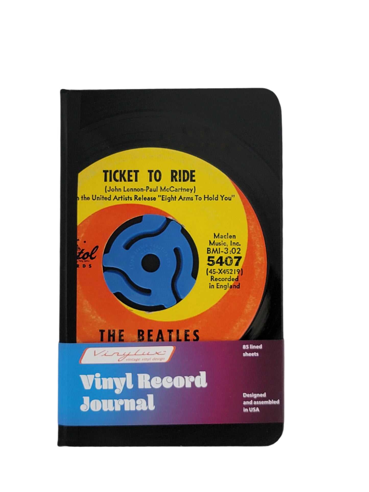 Small 45RPM Vinyl Record Journal